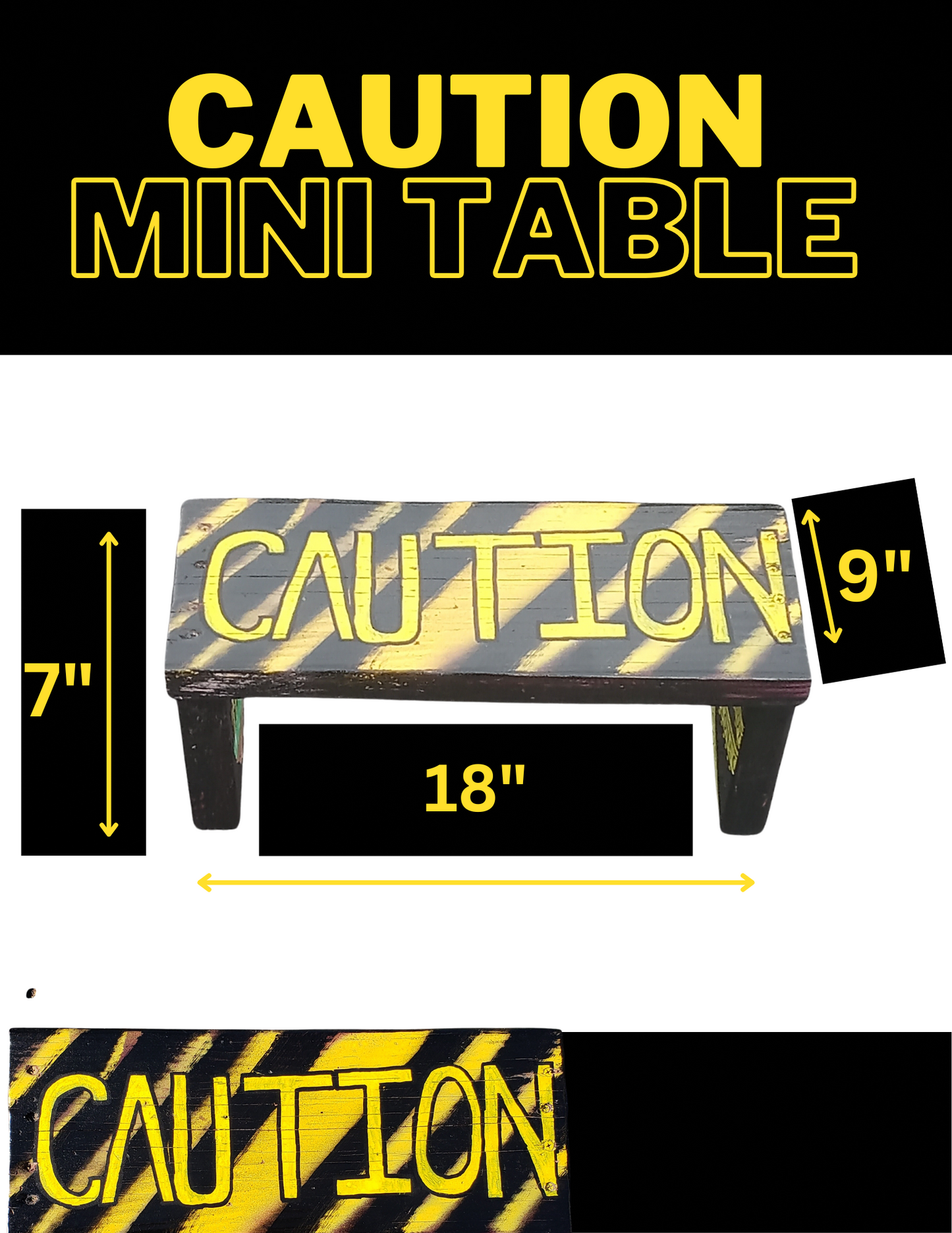 Mini Caution Table